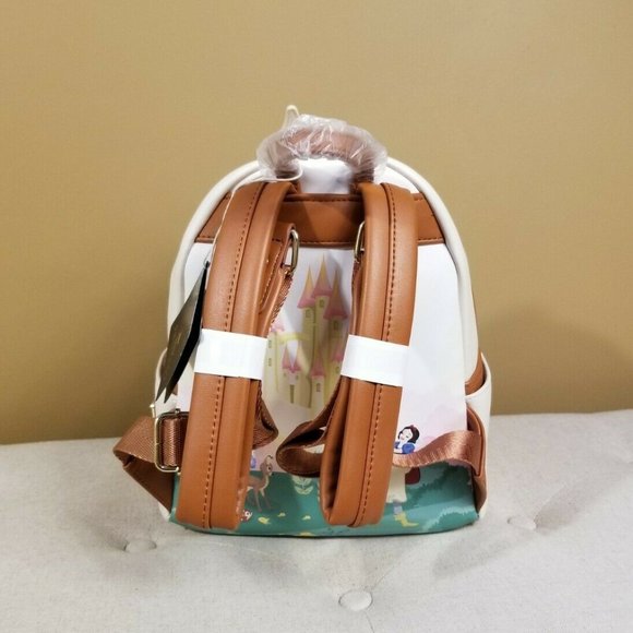 Loungefly Disney Snow White Castle Scene Backpack NEW - Picture 5 of 12